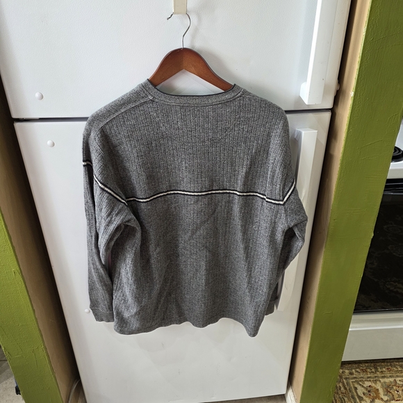 NATURAL LIFE Charcoal V-Neck Women's Top - Picture 2 of 3